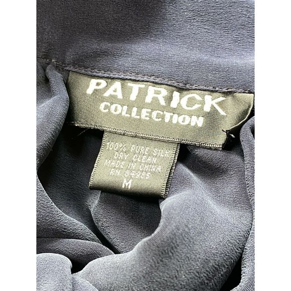 Patrick Collection Vtg Sz M 100% Silk Maxi Skirt - Picture 3 of 4